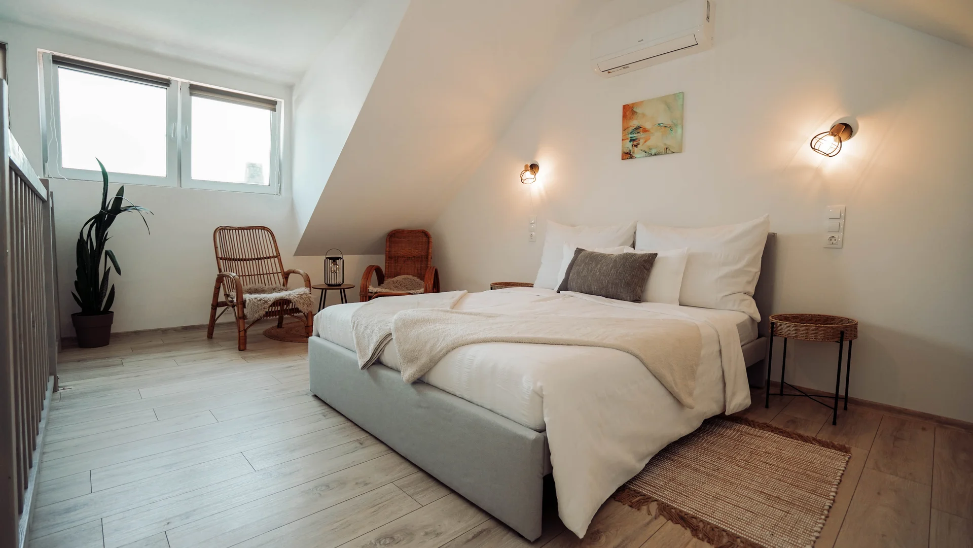 2 fős apartman – hálószoba franciaággyal