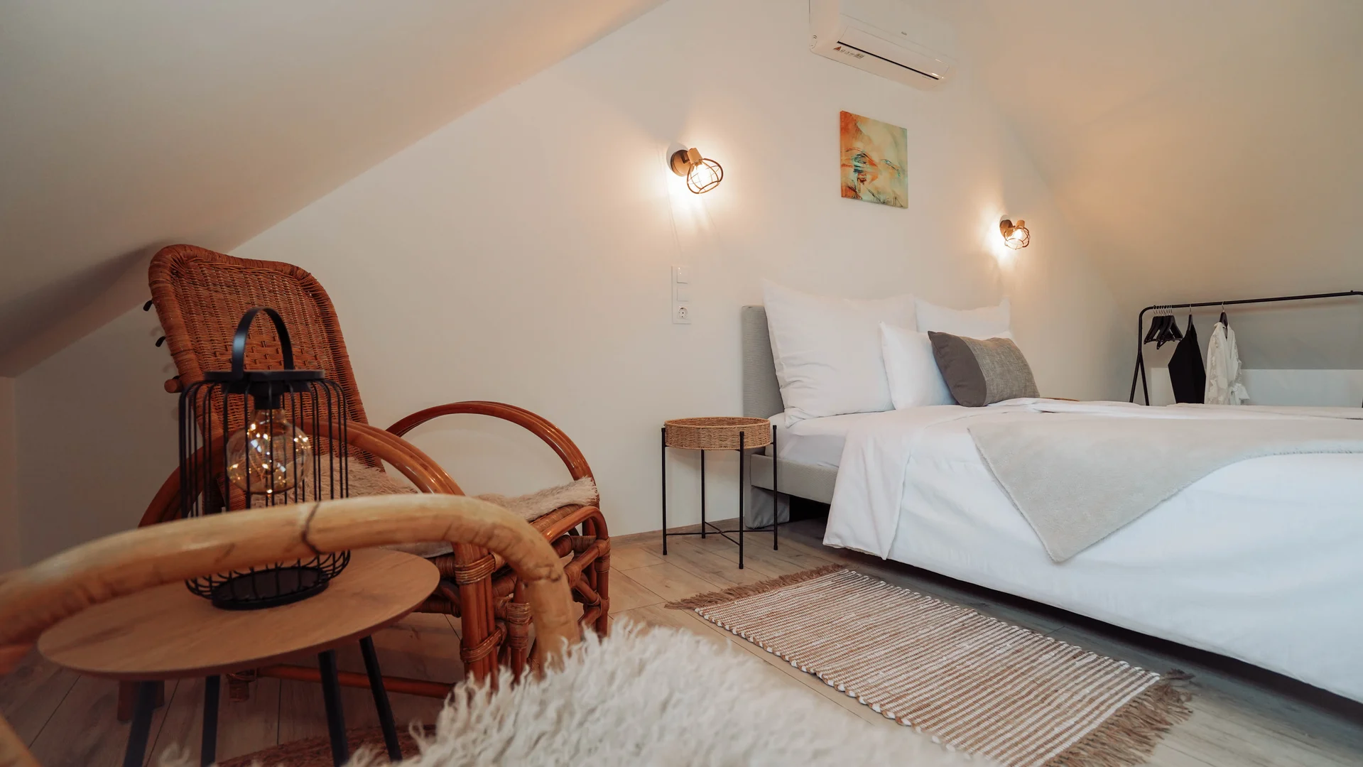 2 fős apartman – hálószoba másik szögből
