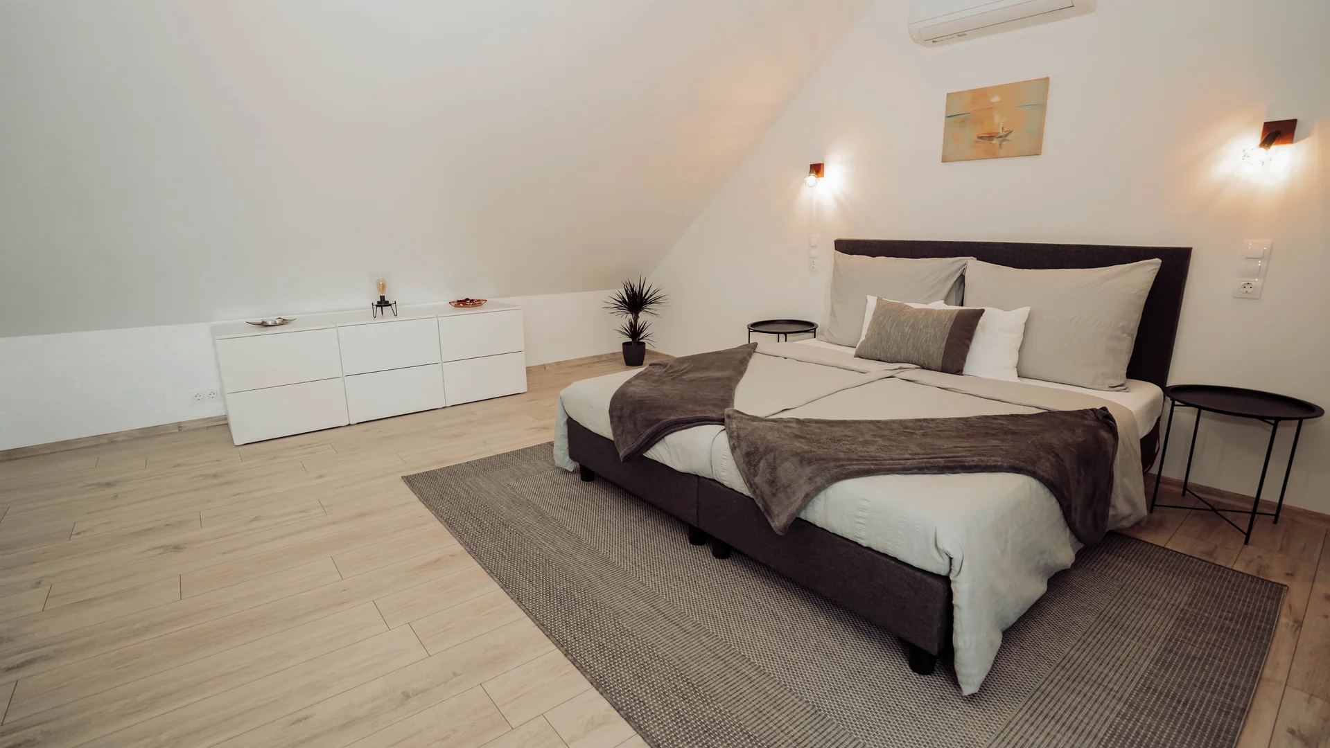 2+1 fős apartman – hálószoba franciaággyal