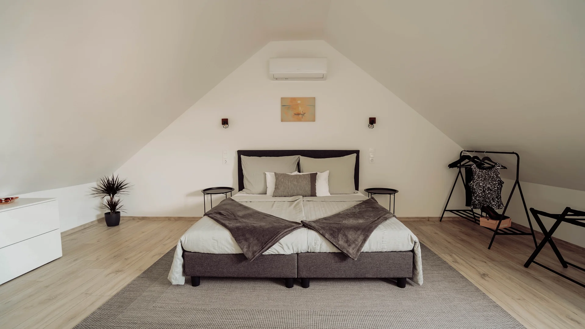 2+1 fős apartman – hálószoba másik szögből
