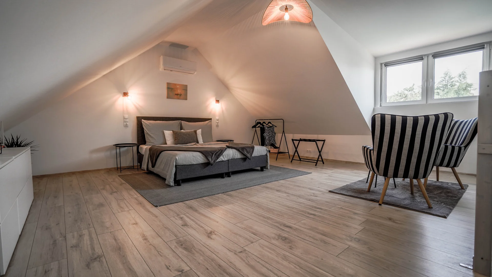 2+1 fős apartman – hálószoba harmadik szögből